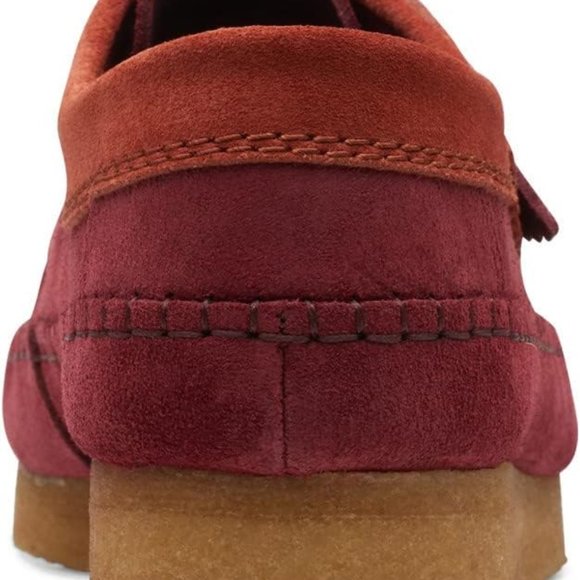 Clarks Weaver Oxblood Suede